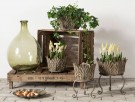 Plantekrukke med bein, Blad metall, brun thumbnail