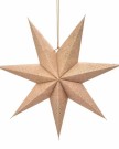 Julestjerne gull med glitter, 60 cm thumbnail